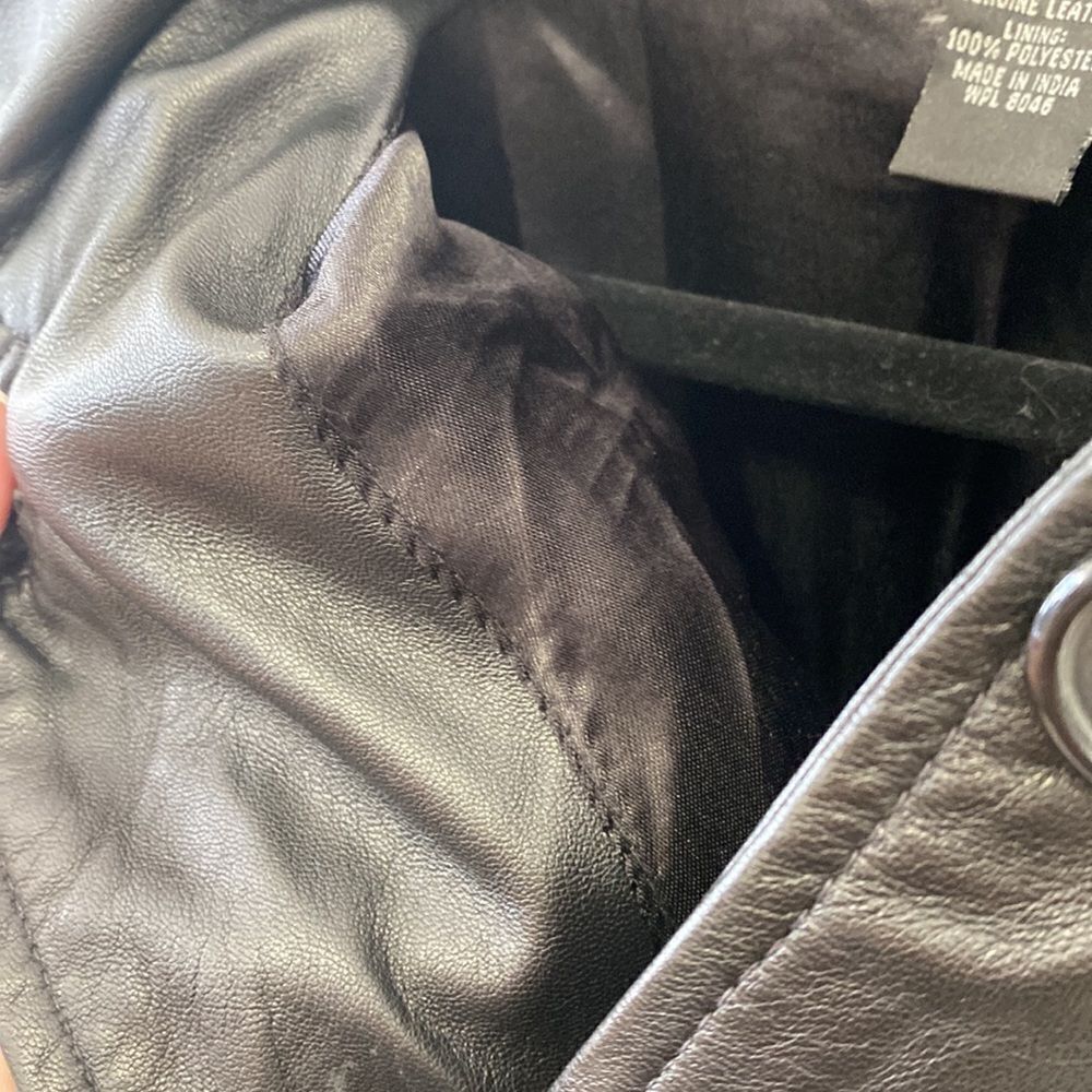Style & Co Leather Jacket - Picture 5 of 5